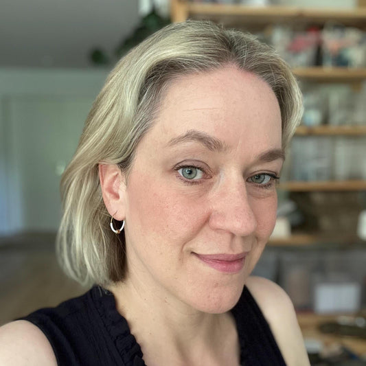 Minimalist Seed Bead Hoops, Dainty Creole Earrings with Gold Plated Dot Bead