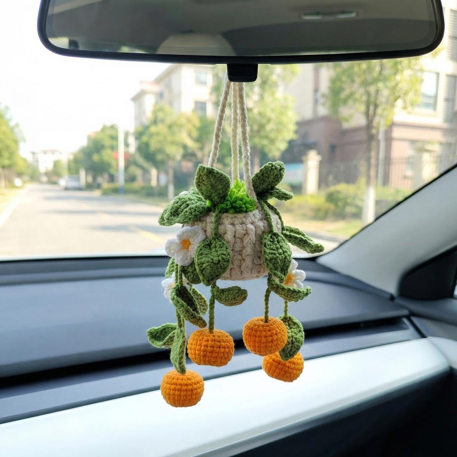 Cute Crochet Car Decor