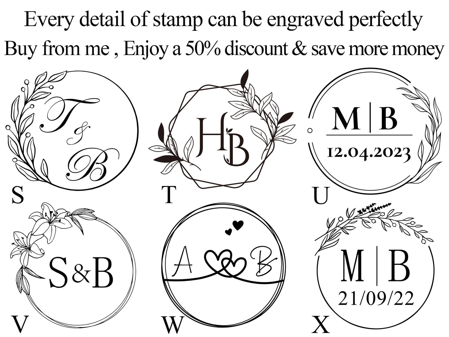 Custom wax seal stamp kit for wedding , Custom wax seal kit , Initial wax seal stamp kit custom , Wedding wax seal stamp kit | OL13 | BK45