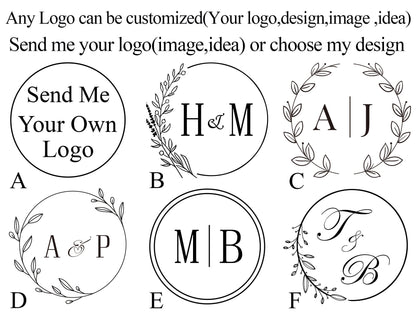 Custom Wax Seal Stamp Kit, Custom Monogram Initial Wax Seal Stamp Kit, Personalized Letter Wax Stamp Seal Kit, Customized Wax Seal Kit | OT74 | GR25
