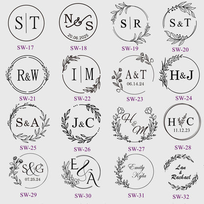 Pre-made Wax Seals, Personalized Wax Seal Stickers, Wax Seals Stickers, Custom Self Adhesive Wax Seal, Wedding Self Adhesive Wax Stickers