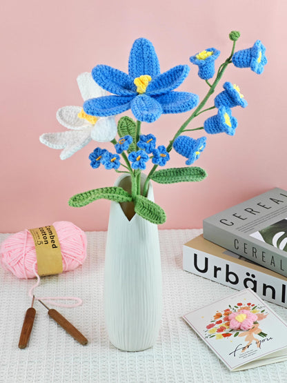 Crochet Tulip Bouquet, Handmade Crochet Flowers, Forever Flower, Gift for Her, Mothers Day, Birthday Gift, Anniversary Gift, Thank You Gift