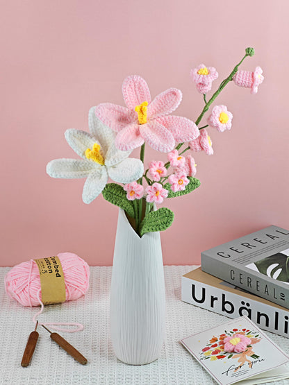 Crochet Tulip Bouquet, Handmade Crochet Flowers, Forever Flower, Gift for Her, Mothers Day, Birthday Gift, Anniversary Gift, Thank You Gift